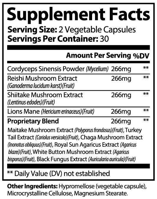 Adam's Vital Essence Mushroom Complex 10X