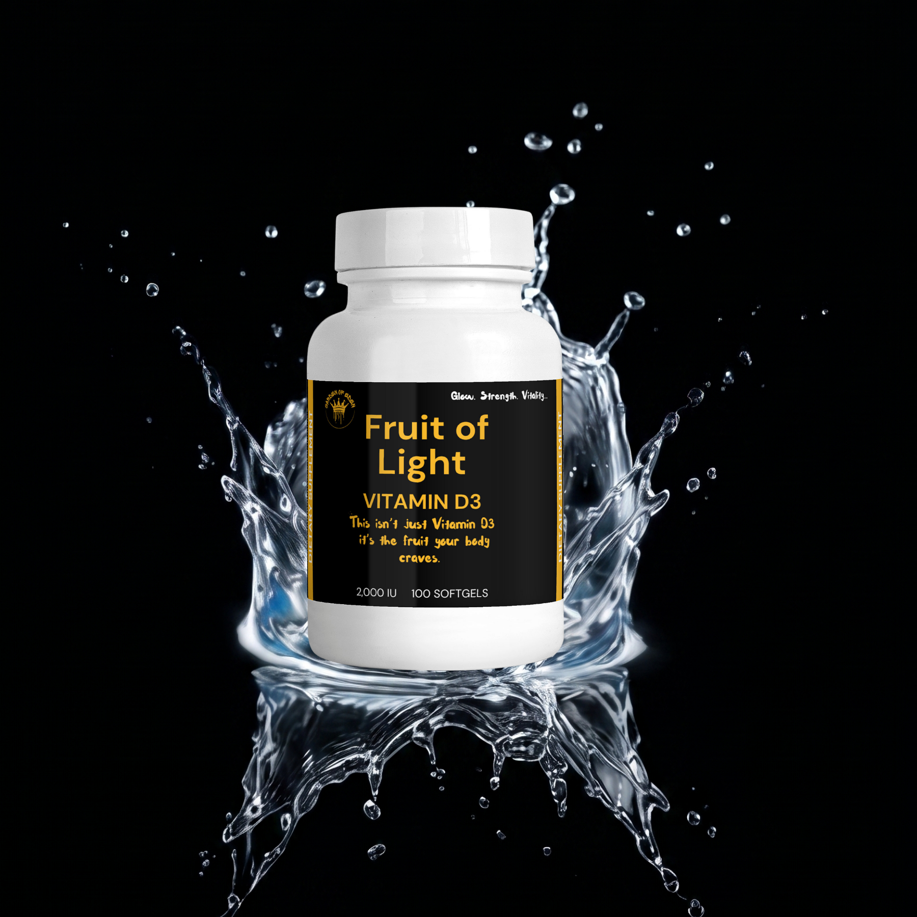 Fruit of Light Vitamin D3 2,000 IU