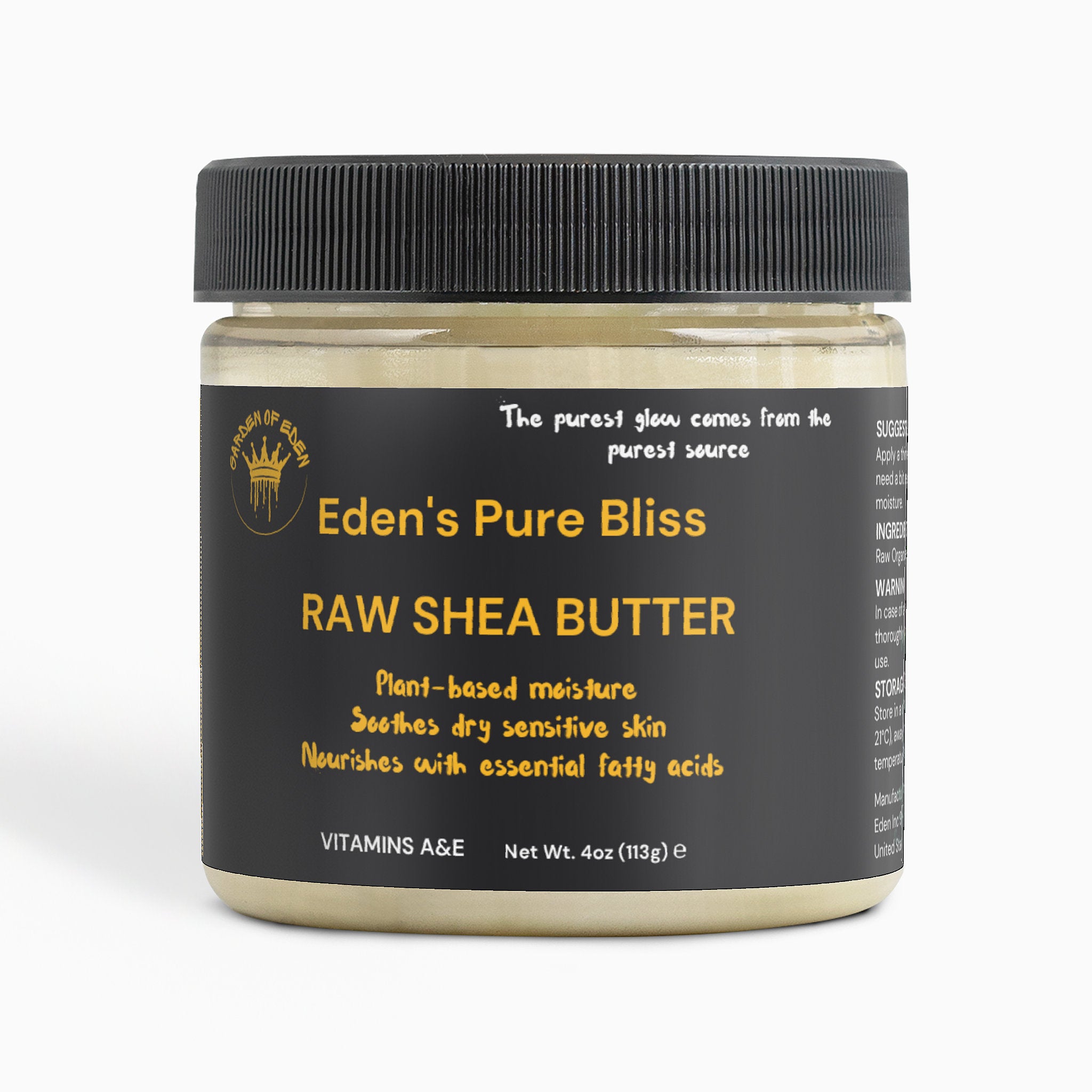 Eden's Pure Bliss Raw Shea Butter