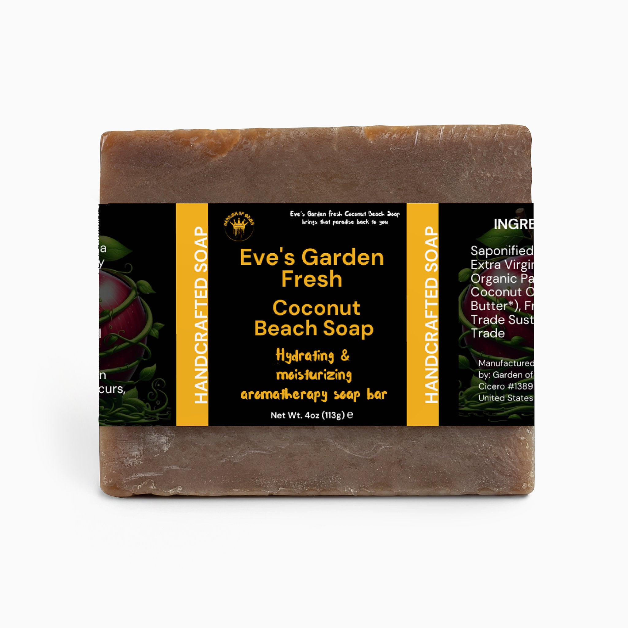 Eve's Garden Fresh Coconut Beach Soap