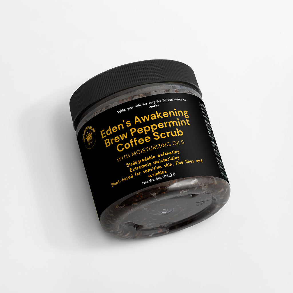 Eden's Awakening Brew Peppermint Coffee Scrub