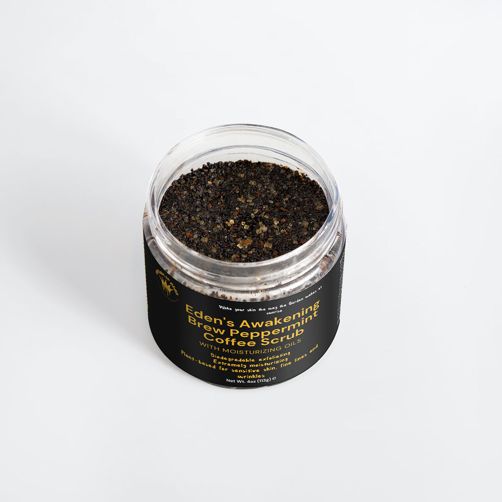 Eden's Awakening Brew Peppermint Coffee Scrub