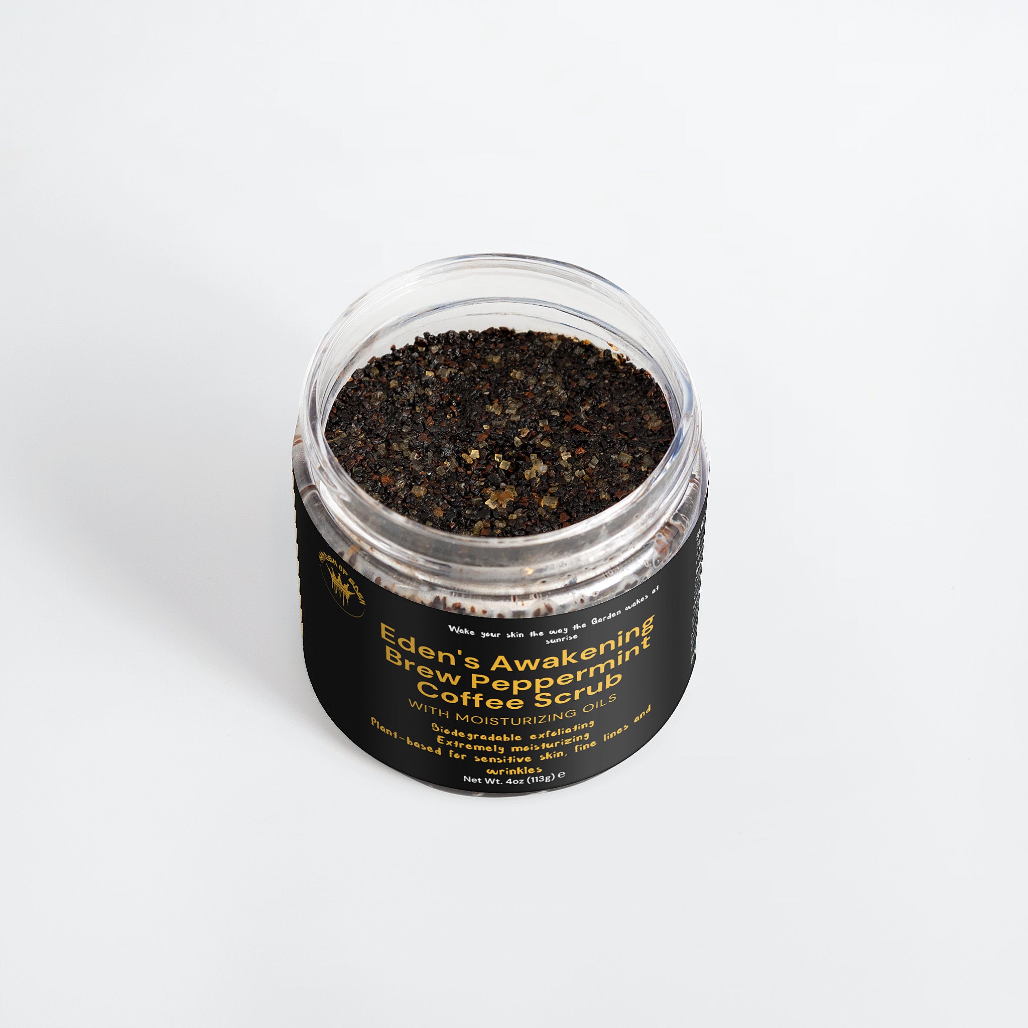 Eden's Awakening Brew Peppermint Coffee Scrub