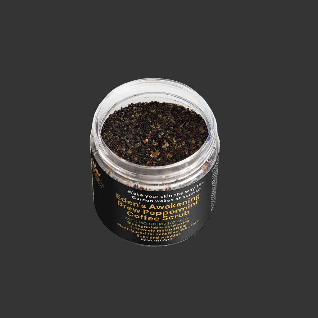 Eden's Awakening Brew Peppermint Coffee Scrub