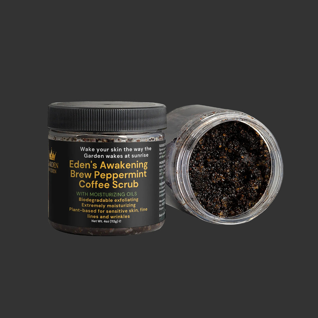 Eden's Awakening Brew Peppermint Coffee Scrub