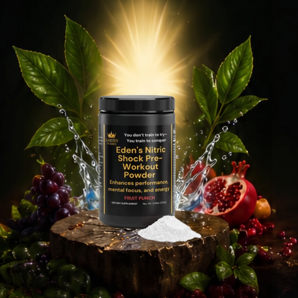 Eden's Nitric Shock Pre-Workout Powder (Fruit Punch)