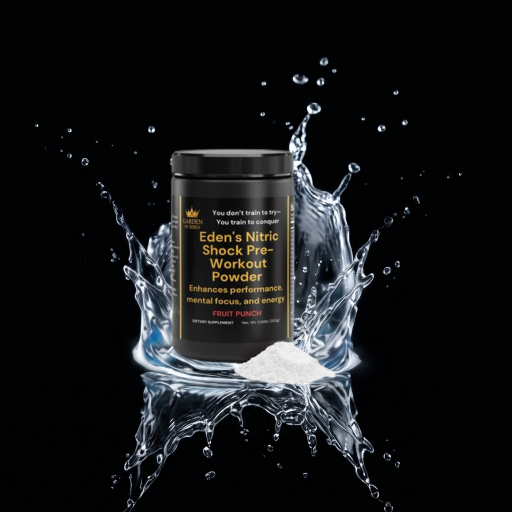 Eden's Nitric Shock Pre-Workout Powder (Fruit Punch)