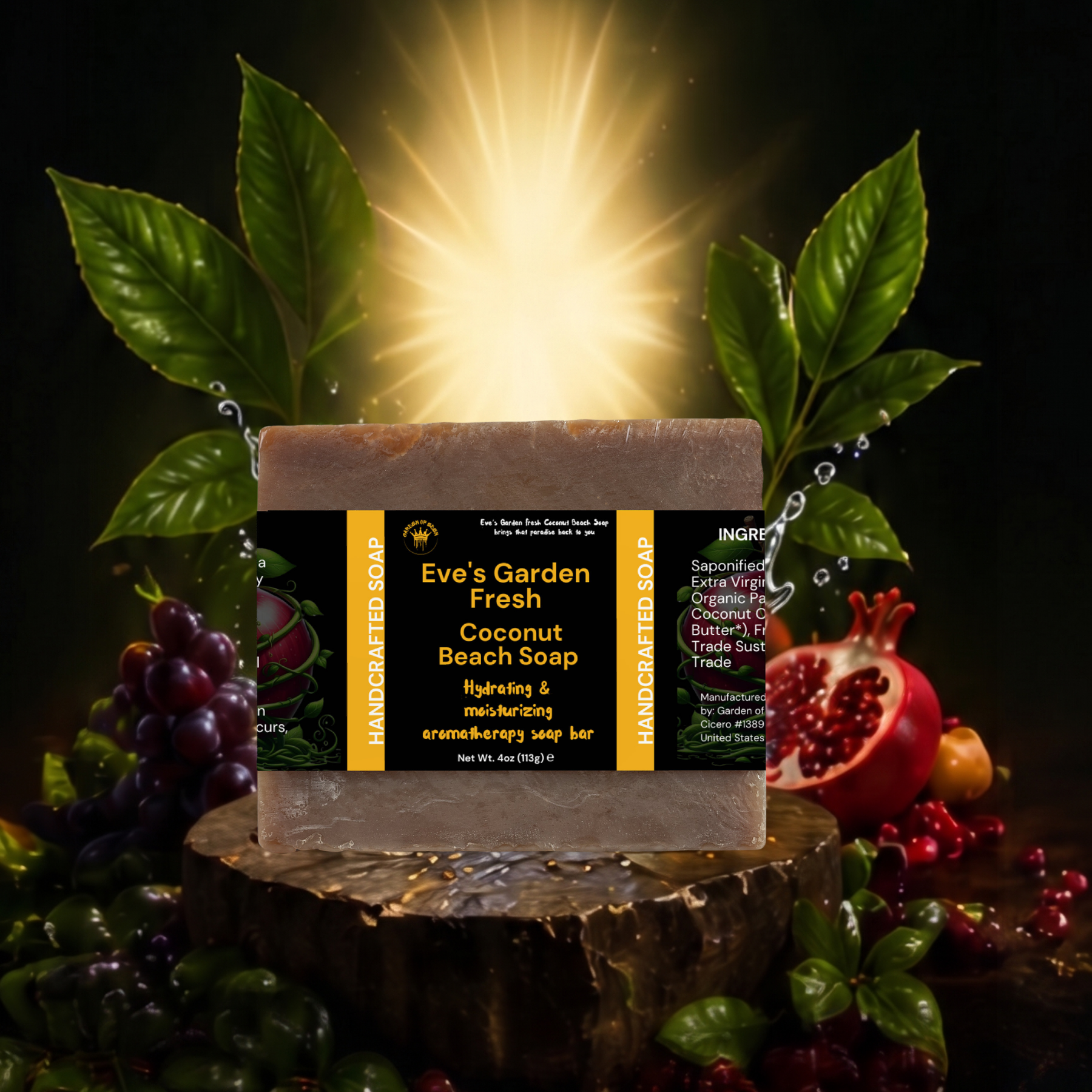 Eve's Garden Fresh Coconut Beach Soap