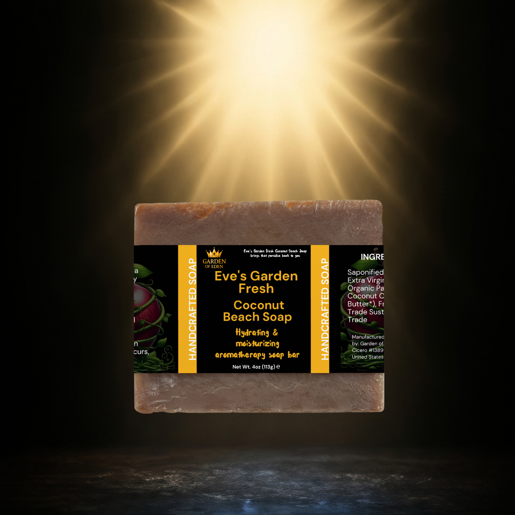 Eve's Garden Fresh Coconut Beach Soap