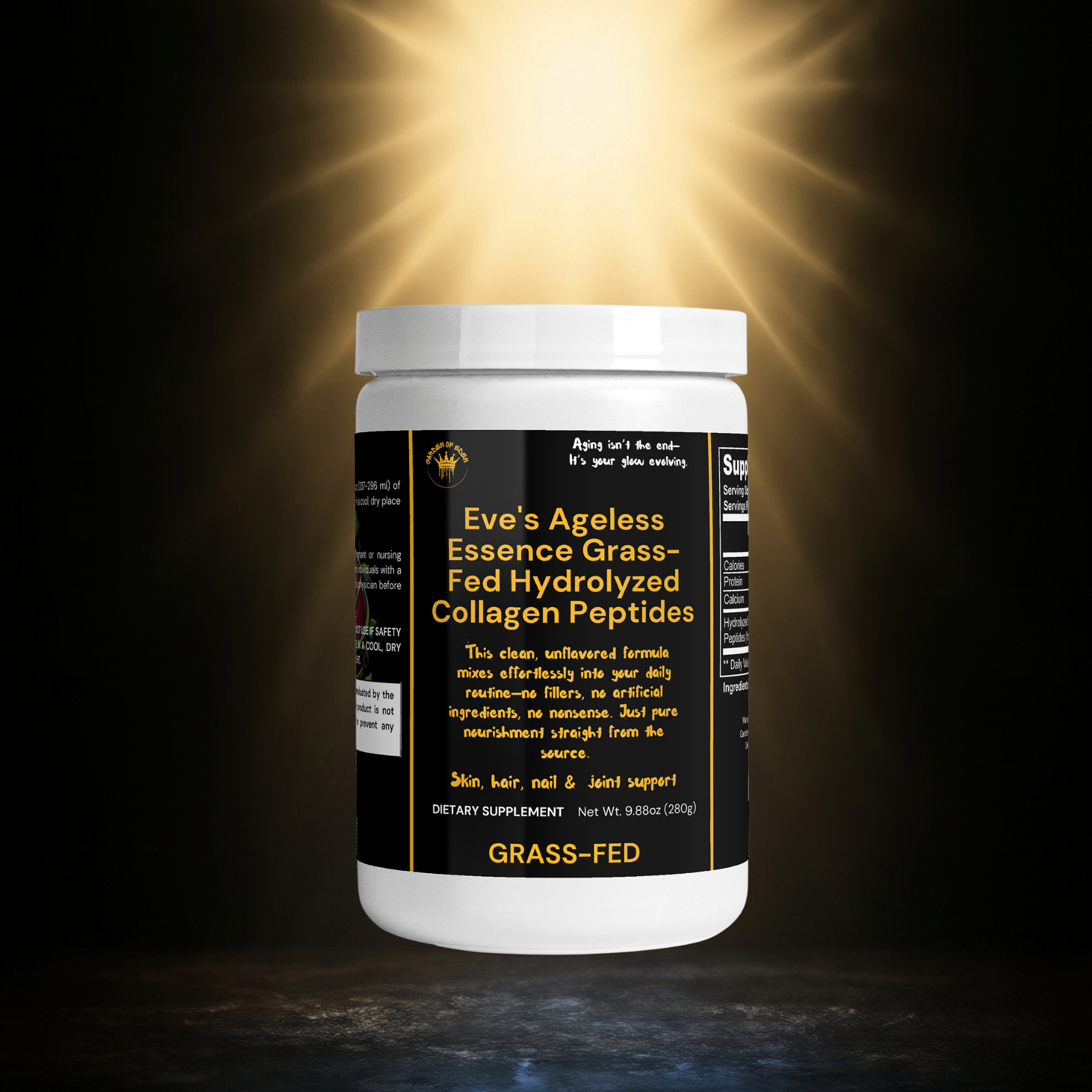 Eve's Ageless Essence Hydrolyzed Collagen Peptides Grass-Fed