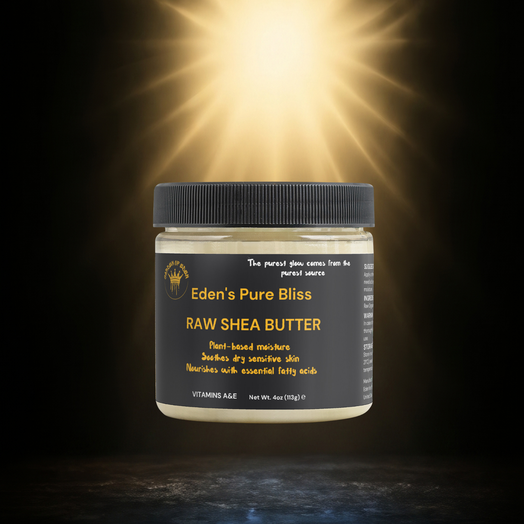 Eden's Pure Bliss Raw Shea Butter