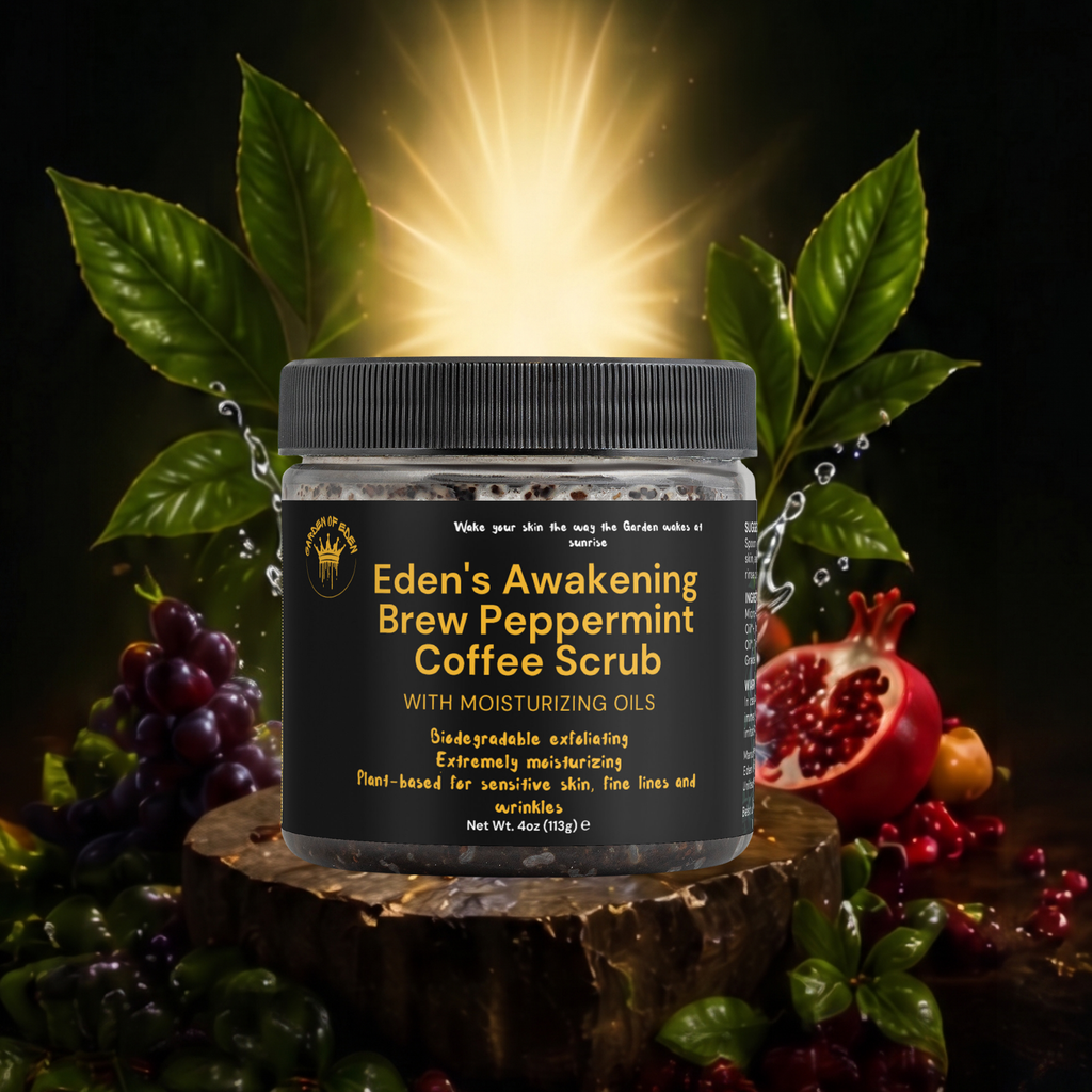 Eden's Awakening Brew Peppermint Coffee Scrub