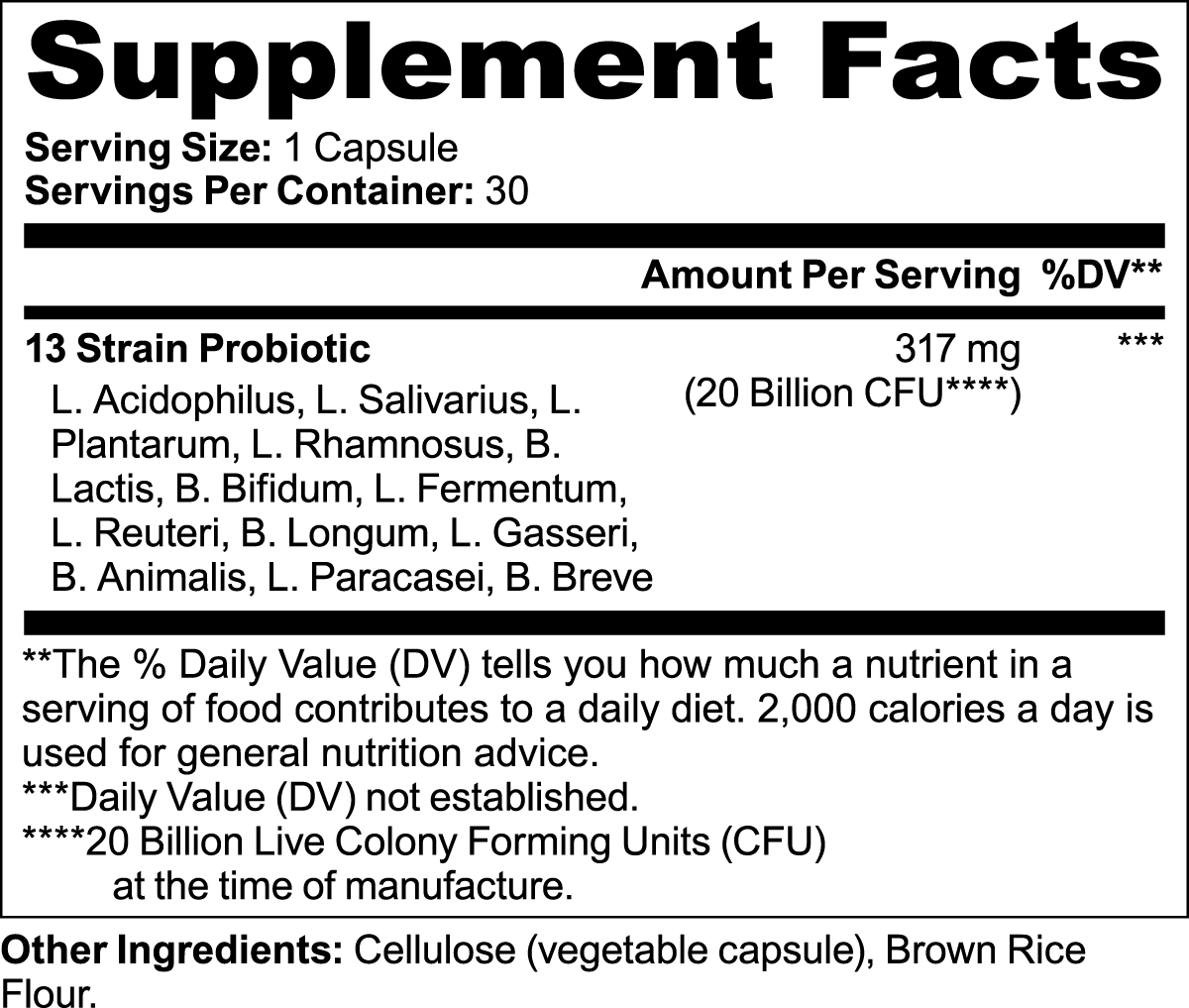 Forbidden Flora 20 Billion Probiotic