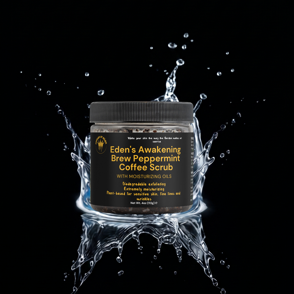Eden's Awakening Brew Peppermint Coffee Scrub
