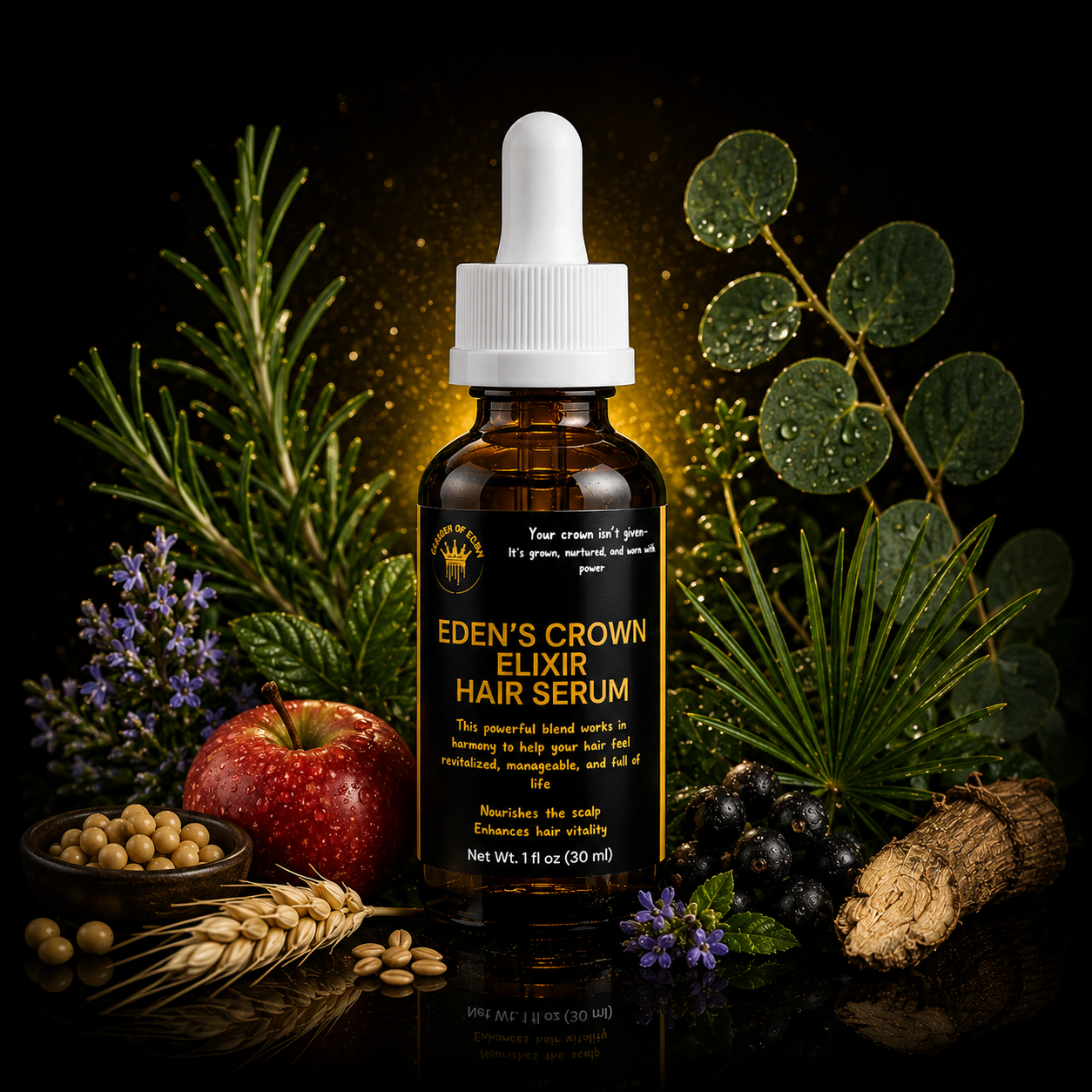 Eden’s Crown Elixir Hair Serum