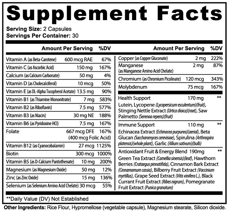 Total Vitality Complete Multivitamin