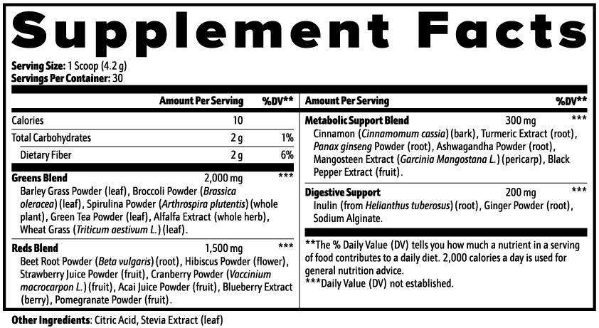 Adam's Verdant Vitality Greens Superfood