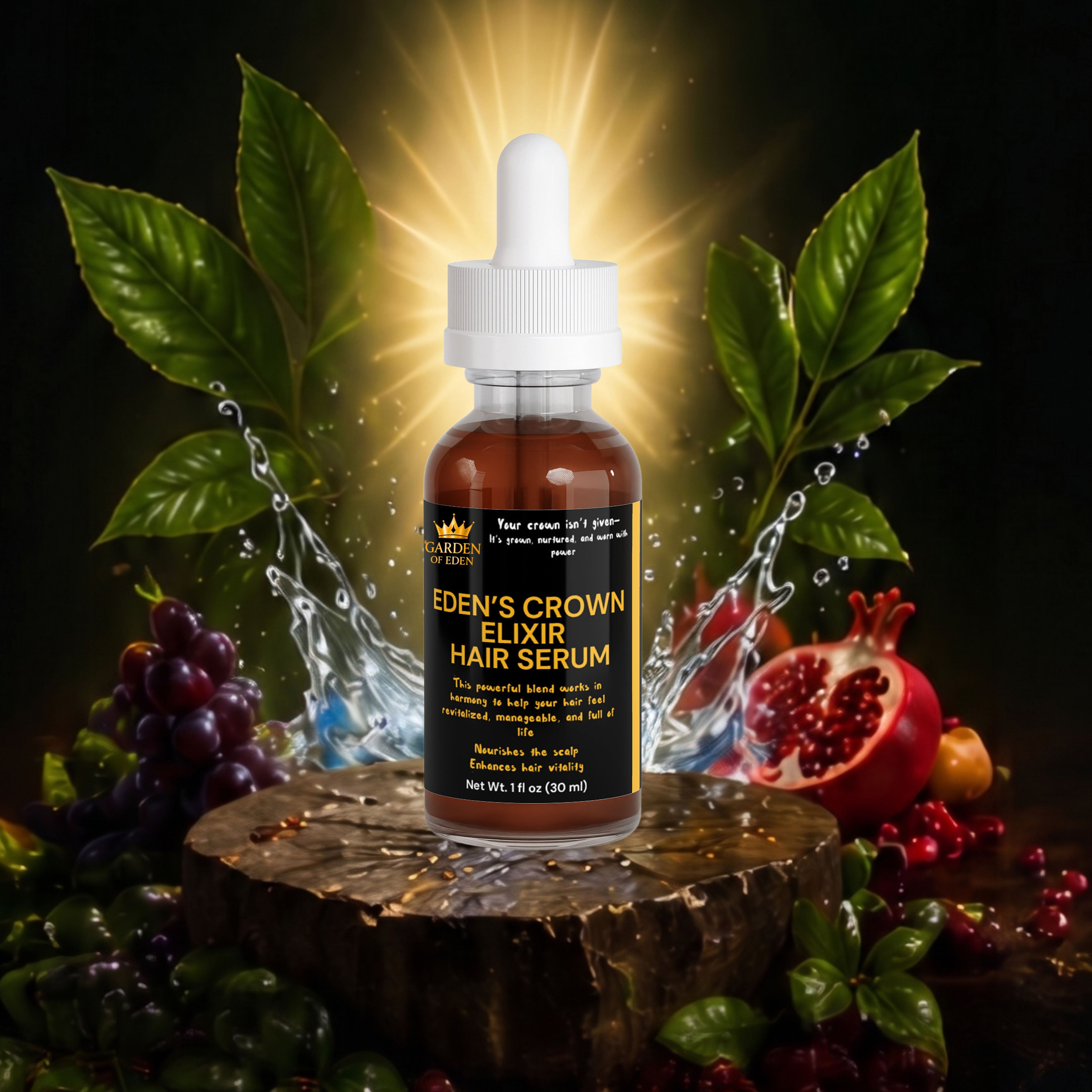 Eden’s Crown Elixir Hair Serum
