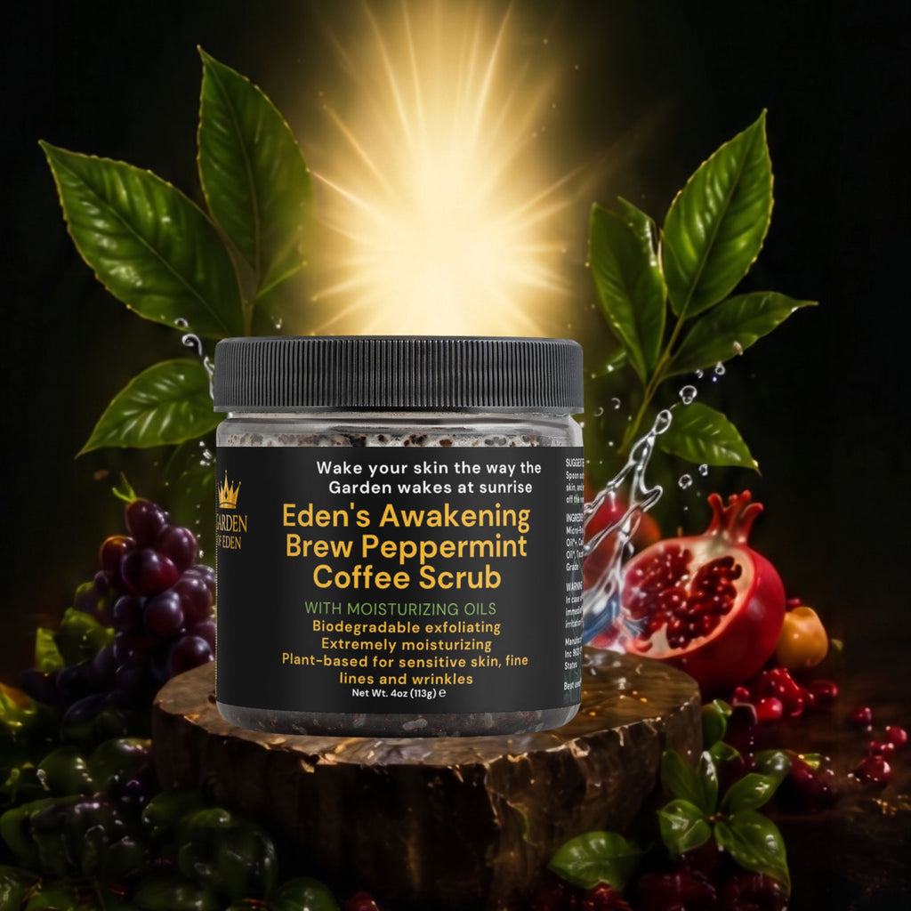 Eden's Awakening Brew Peppermint Coffee Scrub