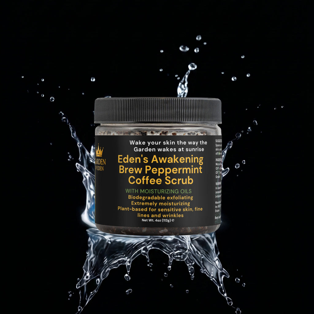 Eden's Awakening Brew Peppermint Coffee Scrub